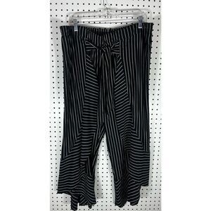 Truth + Style wide leg striped pants